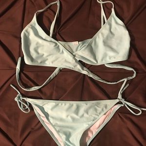 Never worn two piece bathing suit